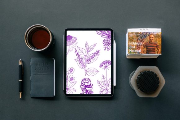 15 Beautiful Flowers Brush Stamps V 15