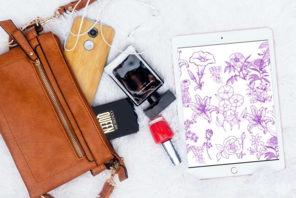 15 Beautiful Flowers Brush Stamps V6 for Vibrant Digital Art