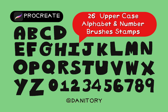 Alphabet Brushes Stamps Procreate: Elevate Your Digital Designs