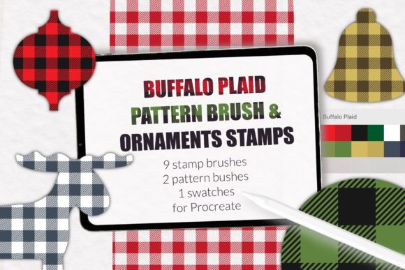Buffalo Plaid Christmas Procreate: A Festive Design Toolkit