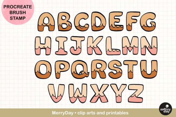 Effortless Alphabet Art: The Procreate Brush Stamp Set