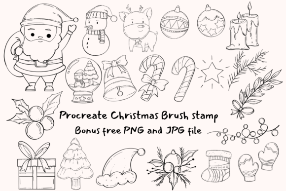 Festive Flair: Mastering the Procreate Christmas Brush Stamp