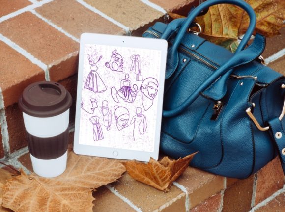 Modern Line Art & Boho Shapes for Procreate V 27