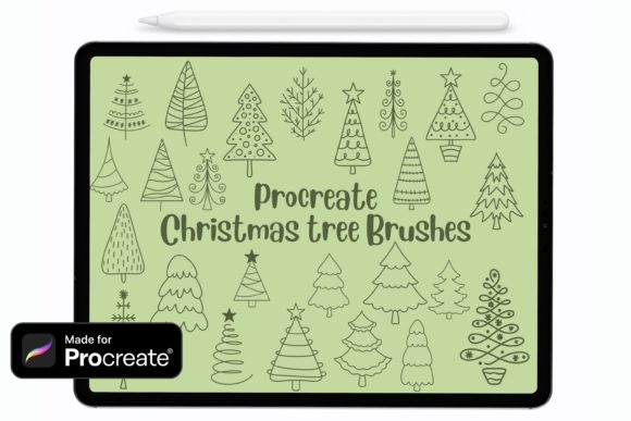 Procreate Christmas Tree Brushes: Your Holiday Design Toolkit