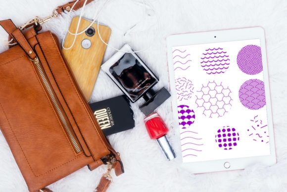 Unlock Modern Design with 15 Geometric Patterns Brush Stamps V5