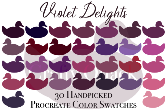Unlocking Violet Delights: Procreate Swatches for Modern Design