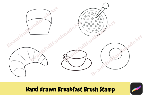 Wake Up Your Designs: Breakfast Procreate Brush Stamps